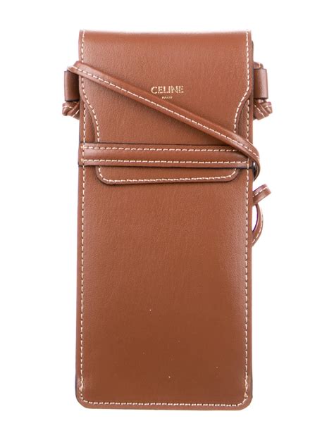 celine sunglasses case brown